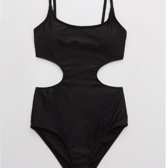 Aerie side scoop one piece swim - Picture 1 of 5
